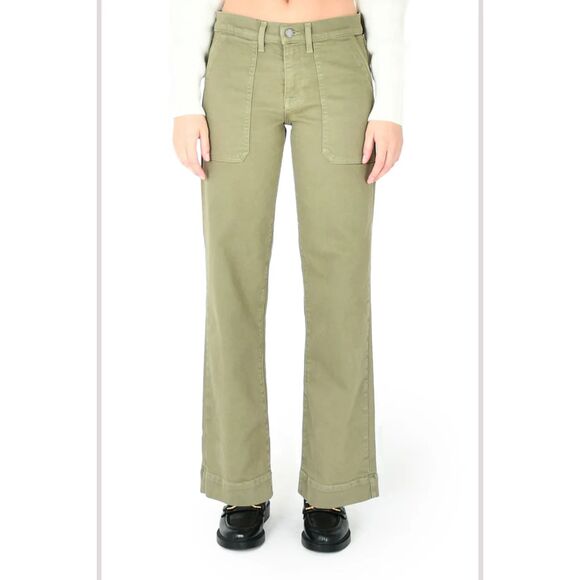 Modern American Women's Farrah Long Utility Full Jeans - Picture 1 of 11